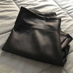 Express Black Metallic Leggings